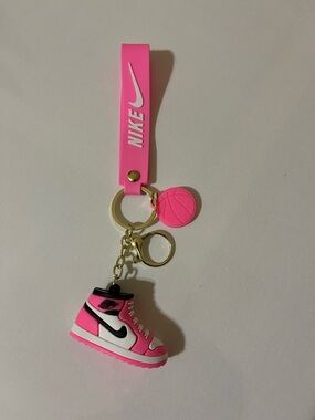 Pink Fashion Sneaker Keychain NWOT